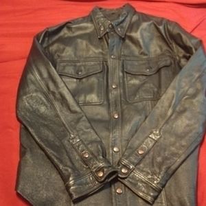 usa bikers dream apparel xs leather jacket shirt